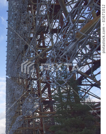 Duga is a Soviet over-the-horizon radar station for an early detection system for ICBM launches. Duga is a Soviet over-the-horizon radar station for an early detection system for ICBM launches. 81671012
