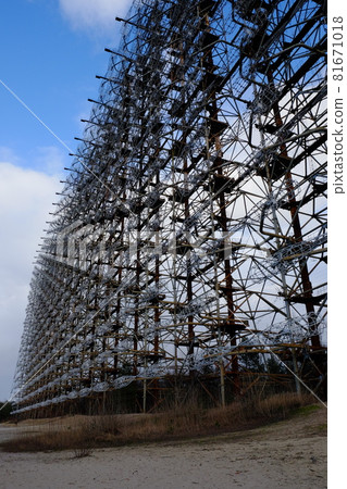 Duga is a Soviet over-the-horizon radar station for an early detection system for ICBM launches. Duga is a Soviet over-the-horizon radar station for an early detection system for ICBM launches. 81671018