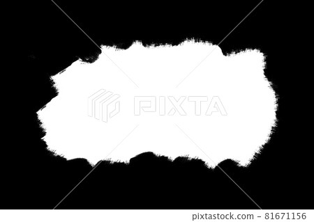 Black and white paper frame, blank for inscription. Black and white paper frame, blank for inscription. 81671156