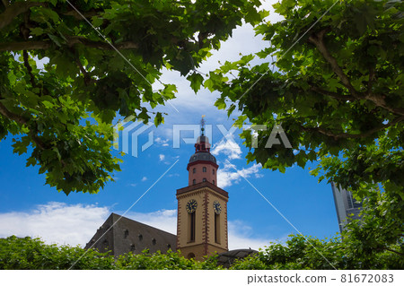 Typical architecture in Frankfurt am Main old town in Germany Typical architecture in Frankfurt am Main old town in Germany 81672083