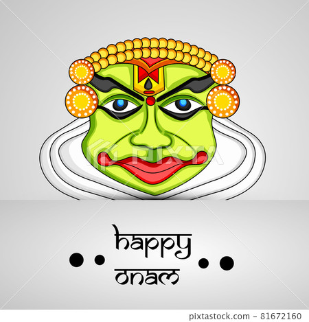 illustration of Indian Festival Onam background illustration of Indian Festival Onam background 81672160