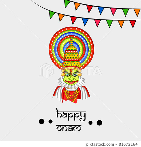 illustration of Indian Festival Onam background illustration of Indian Festival Onam background 81672164