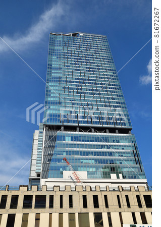 Shibuya Scramble Square (East Tower) View from the South Exit of JR Shibuya Station 81672267