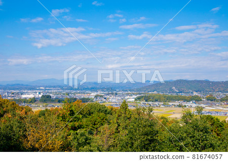 岐阜縣可兒市明智城遺址、與明智光秀有關的地方、光秀像 81674057