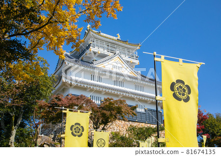 被紅葉包圍的岐阜城，與齋藤道三和織田信長有聯繫的地方 81674135