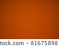 Orange fabric texture. Textile background. For design and 3D graphics 81675898