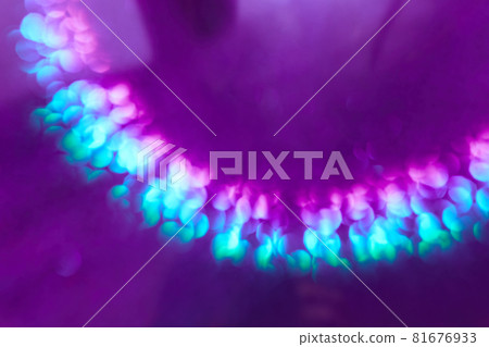 Colored Holographic Abstract Glittered Background 81676933