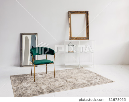 Luxurious living room interior with chair Luxurious living room interior with chair 81678033