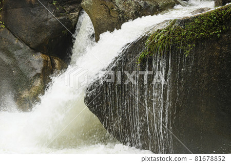 Summer in Shosenkyo, a famous place for strange rocks and monster stones in Kofu City, Yamanashi Prefecture 81678852
