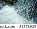 Splashes of the waterfall 81678985