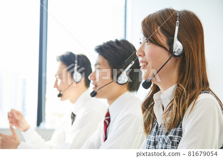 Customer Support Operator Call Center Support Desk Tele Appointment Counseling Room Customer Support Operator Call Center Support Desk Tele Appointment Counseling Room 81679054