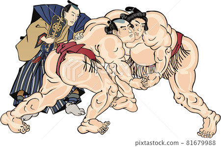 Ukiyo-e Sumo wrestler No. 47 81679988