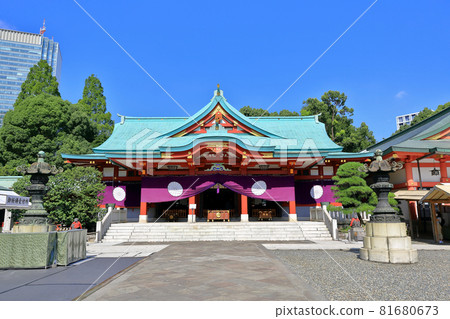 Hie Shrine, main hall, Nagatacho, Chiyoda Ward, Tokyo 81680673