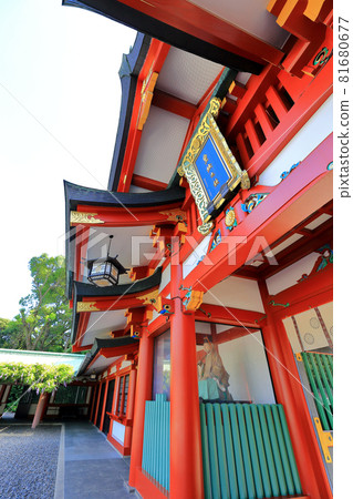 Tokyo Chiyoda-ku Nagatacho Hie Shrine Shinmon 81680677