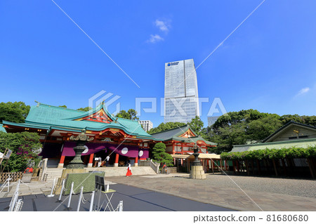 Hie Shrine, main hall, Nagatacho, Chiyoda Ward, Tokyo Hie Shrine, main hall, Nagatacho, Chiyoda Ward, Tokyo 81680680