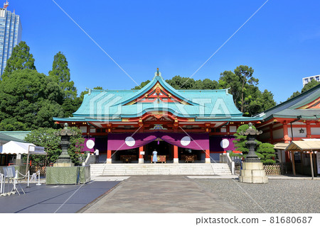 Hie Shrine, main hall, Nagatacho, Chiyoda Ward, Tokyo 81680687