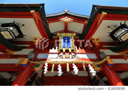 Tokyo Chiyoda-ku Nagatacho Hie Shrine Shinmon 81680690