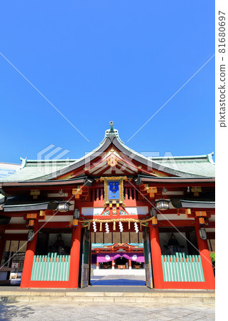 Tokyo Chiyoda-ku Nagatacho Hie Shrine Shinmon 81680697