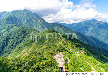 [Gunma Prefecture] Scenery of Tenjin Pass, Mt. Tanigawa 81681688