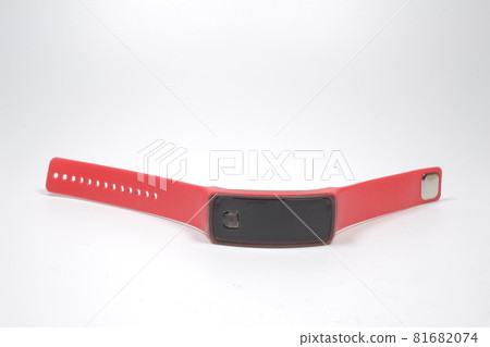 a Wireless Smart Watch isolated on white background 81682074