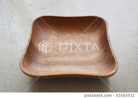 Wooden square salad bowl 81683532