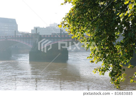 Early autumn scenery in London 81683885