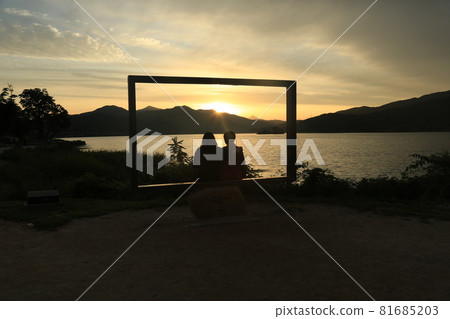 Sunrise. Dumulmeori. Yangsuri. Morning 81685203