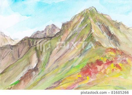 從丹後山眺望中之岳【秋葉】10月登山 81685266