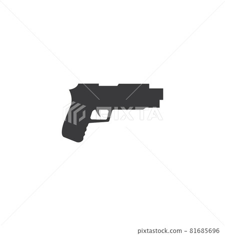 Pistol, gun, handgun, icon Pistol, gun, handgun, icon 81685696