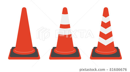 各種類型的交通錐 81686676