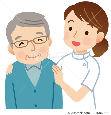 Nurses who are close to the elderly Medical care Nurses who are close to the elderly Medical care 81686965