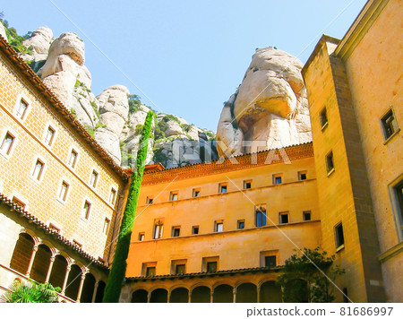 Santa Maria de Montserrat Abbey, Catalonia, Spain 81686997