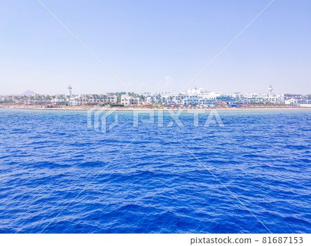 The view of empty from Covid-19 resorts and hotels 81687153
