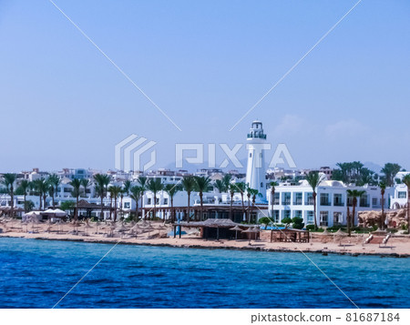 The view of empty from Covid-19 resorts and hotels 81687184