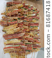 Well cooked skewers photo 81687418