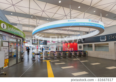 西武新宿站自動檢票機 81687817