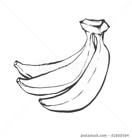 Japanese style handwritten line drawing - Stock Illustration