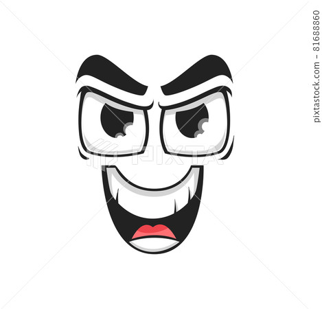 Cartoon face gloat laugh emoji vector malefactor Cartoon face gloat laugh emoji vector malefactor 81688860