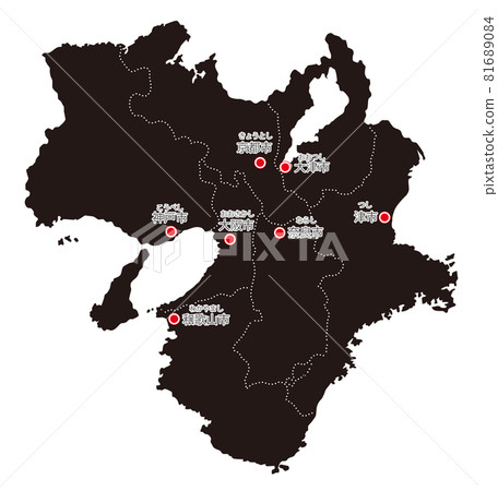 日本地區分部_近畿_縣政府所在地Furigana_bk 日本地區分部_近畿_縣政府所在地Furigana_bk 81689084
