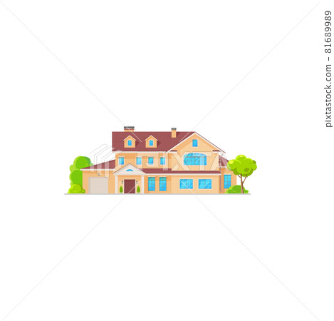 Luxury house, cottage and residential building 81689989