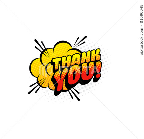 Thank you halftone chat bubble isolate cloud label Thank you halftone chat bubble isolate cloud label 81690049