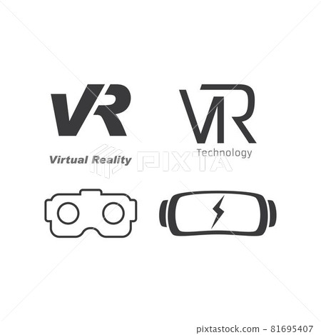 Virtual Reality logo and icon Virtual Reality logo and icon 81695407