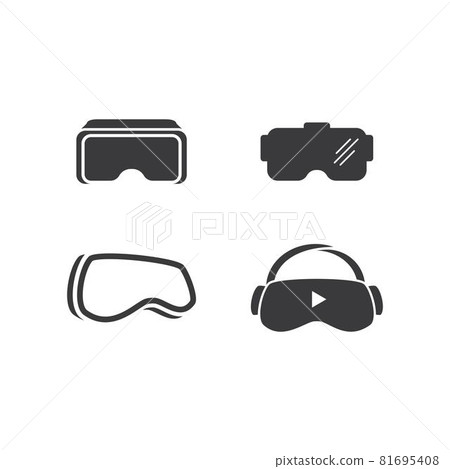 Virtual Reality logo and icon Virtual Reality logo and icon 81695408