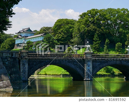 Fushimi Turret and Stone Bridge at the Main Gate of the Imperial Palace (2021) Fushimi Turret and Stone Bridge at the Main Gate of the Imperial Palace (2021) 81695592