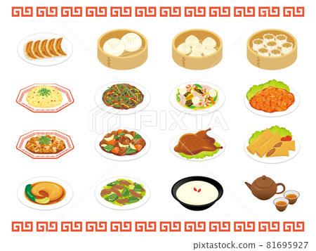 Chinese food set 81695927