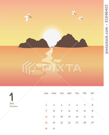 2022 Calendar Illustration Design 01 2022 Calendar Illustration Design 01 81696405