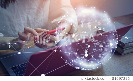 Communication network IoT ICT 81697255