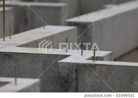 Image of basic construction of new house Image of basic construction of new house 81699581