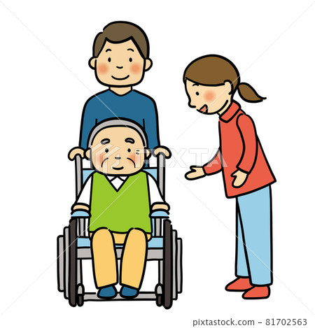 照料者教老年家庭如何使用輪椅的插圖 81702563