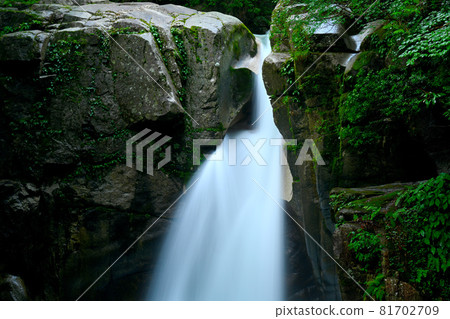 湯森公園，龍神之瀧，水色深邃的瀑布 81702709